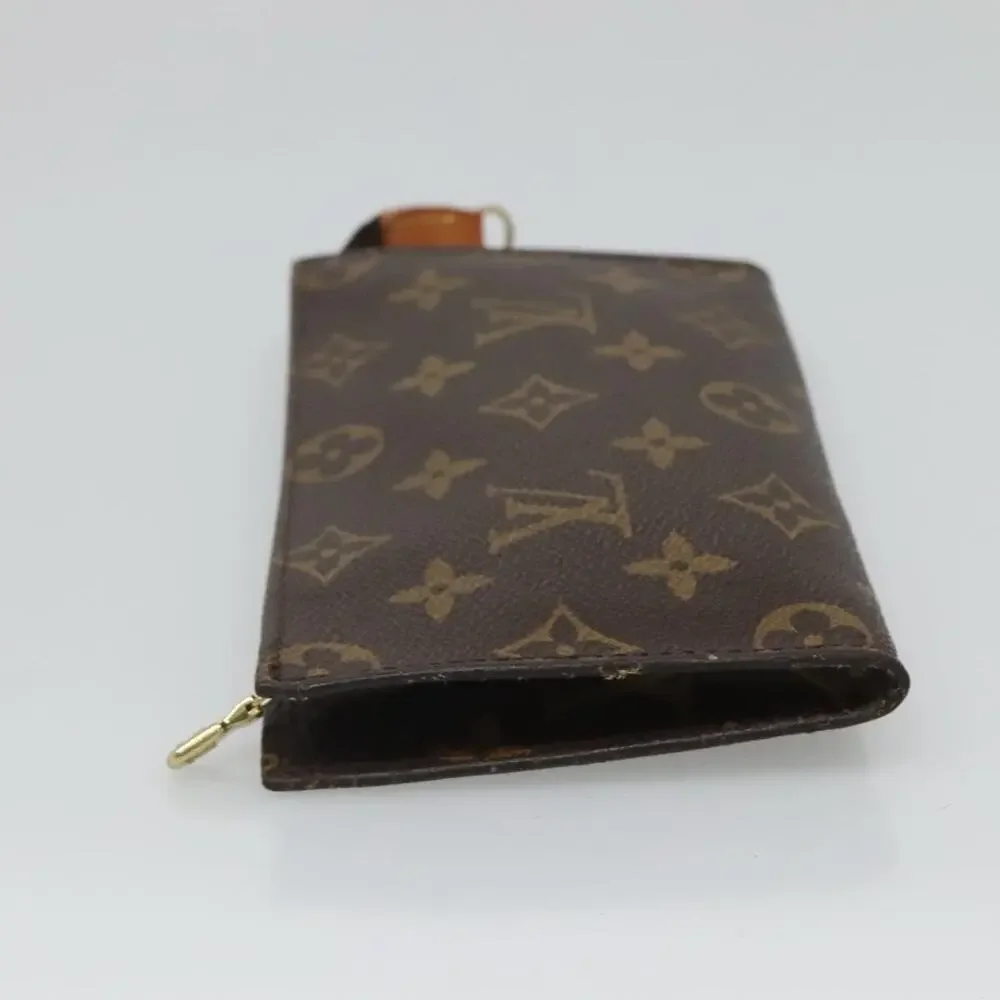 Louis Vuitton Monogram Bucket PM Accessory Pouch Brown